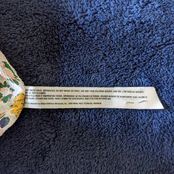 NWOT Free People Say It To Me Bodysuit Orange Floral Print Black Lace - Picture 5 of 9